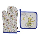 SET DE GANT ET MANIQUE LE PETIT PRINCE LIBERTY / BLANC