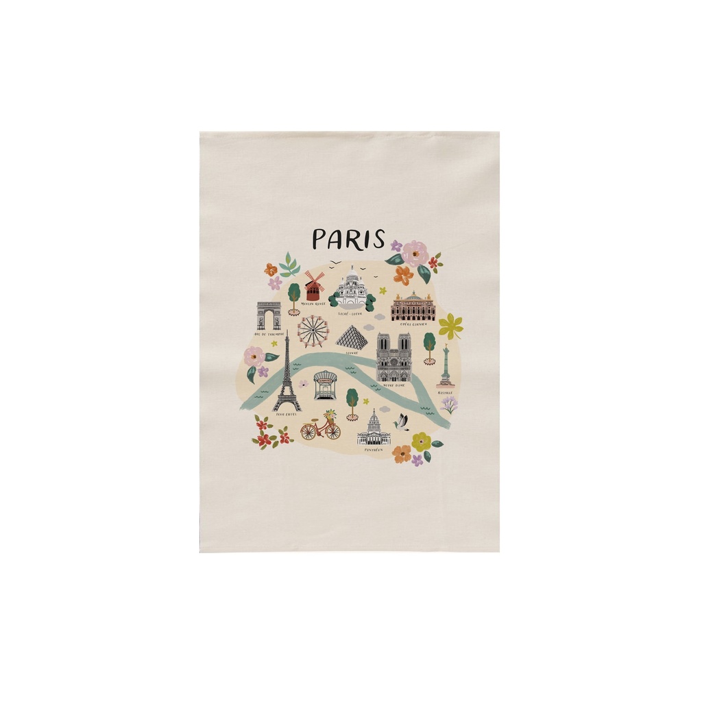 TORCHON PARIS JE T ADORE PLANS