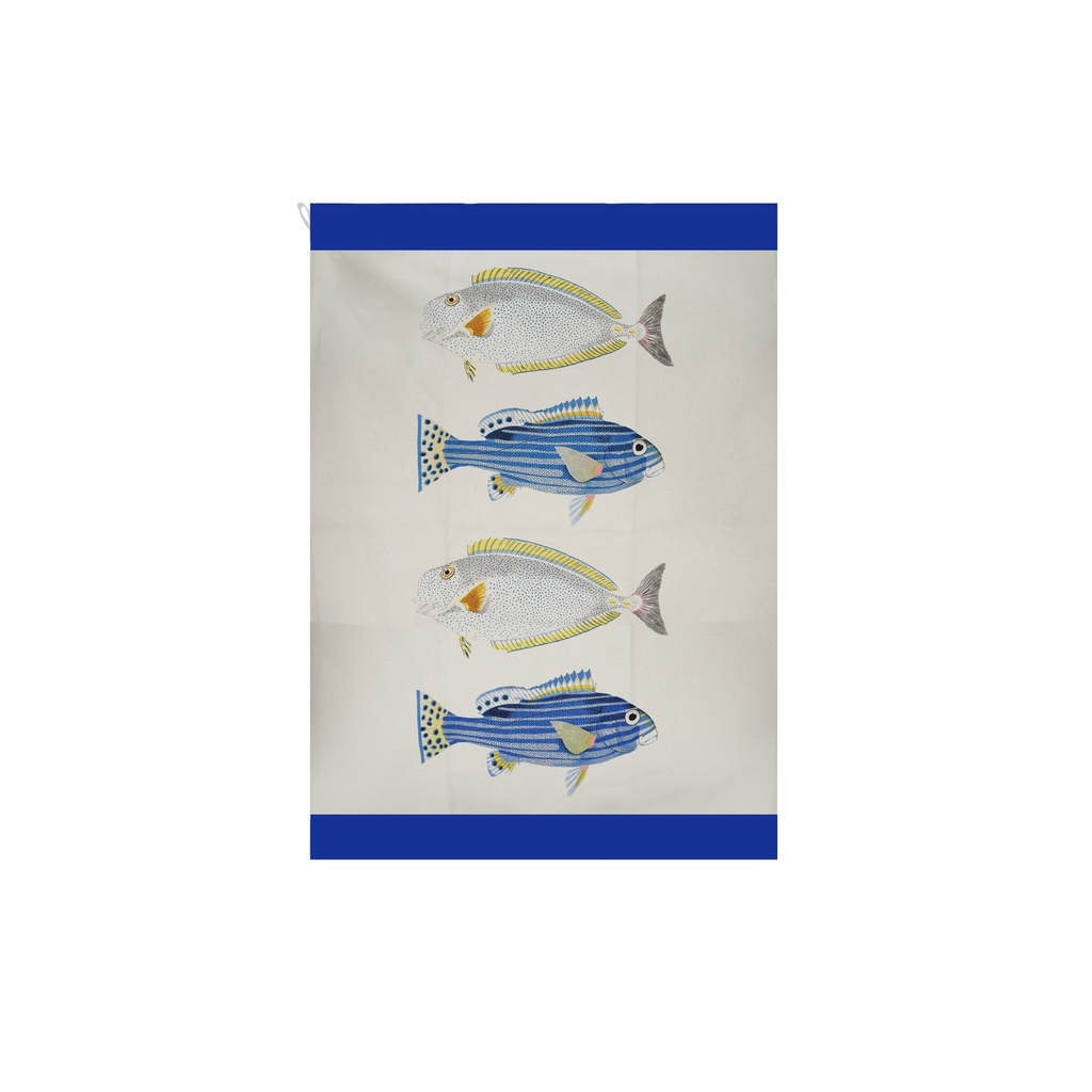 TORCHON ENCYCLOPEDIA POISSONS BLEU