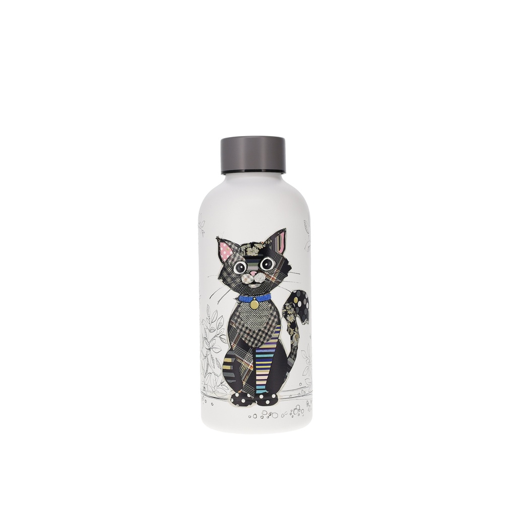 BOUTEILLE ISOTHERME 400 ML KOOK CHAT NOIR