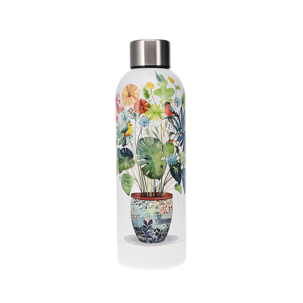 BOUTEILLE ISOTHERME 500ML PORTFOLIO OISEAUX PLANTE