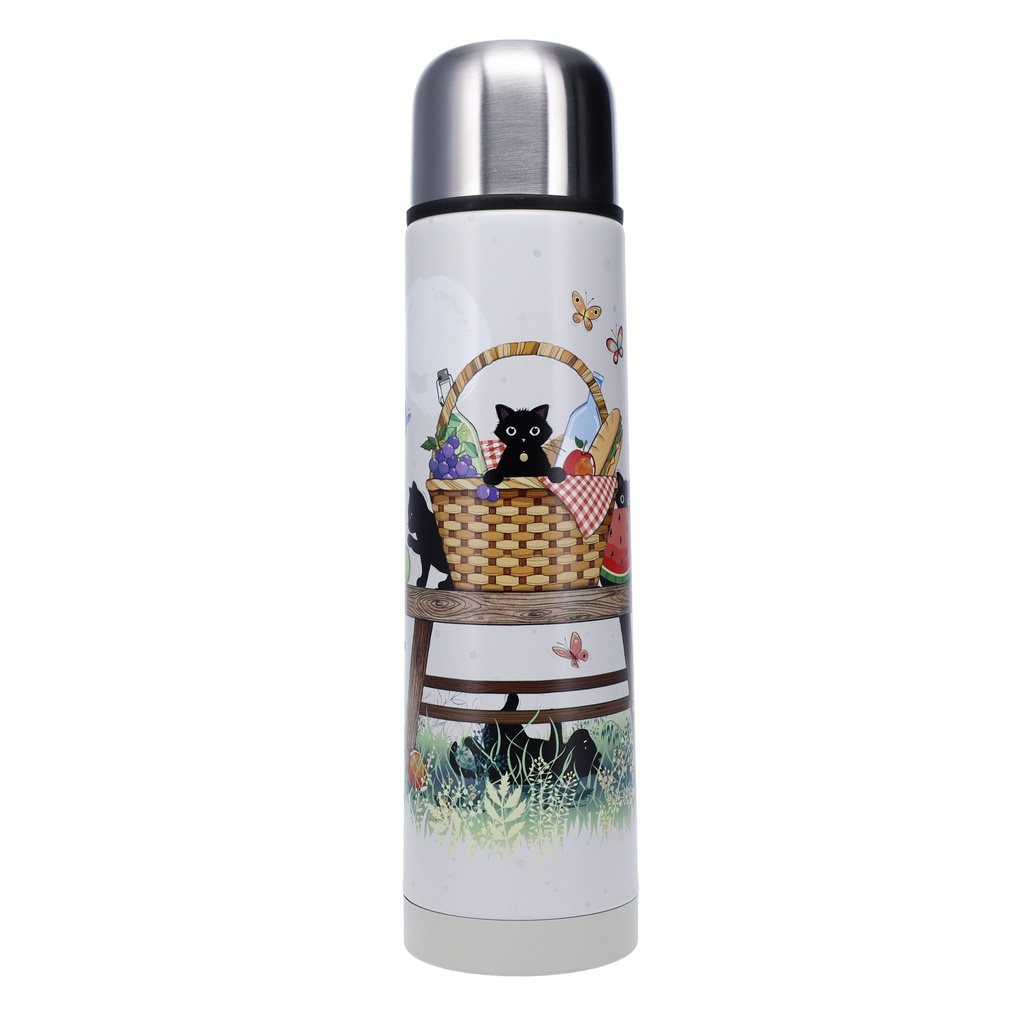 THERMOS 750ML BUG ART CHATONS PIC NIC