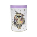 BOITE RONDE METAL KOOK BEBE CHOUETTE