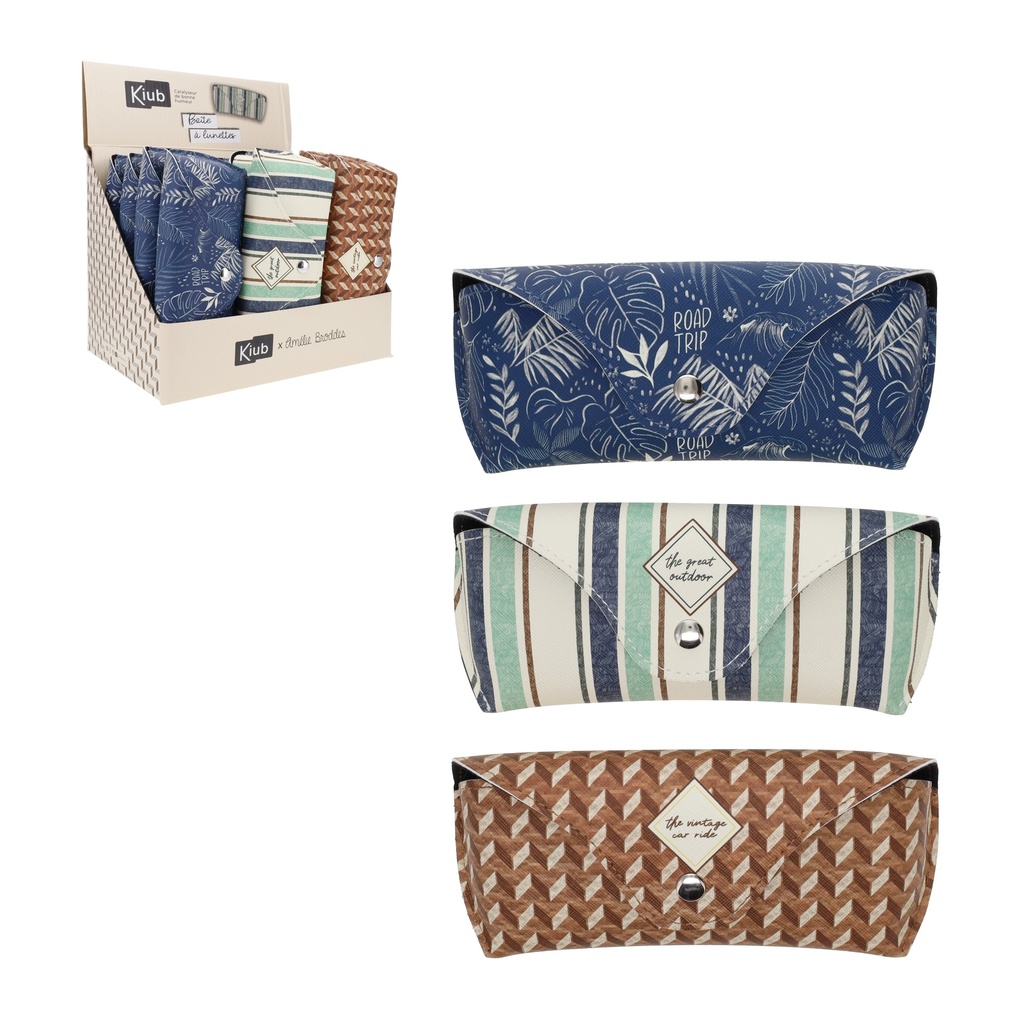 BOITE A LUNETTES SOUPLE ROAD TRIP ASSORTIS
