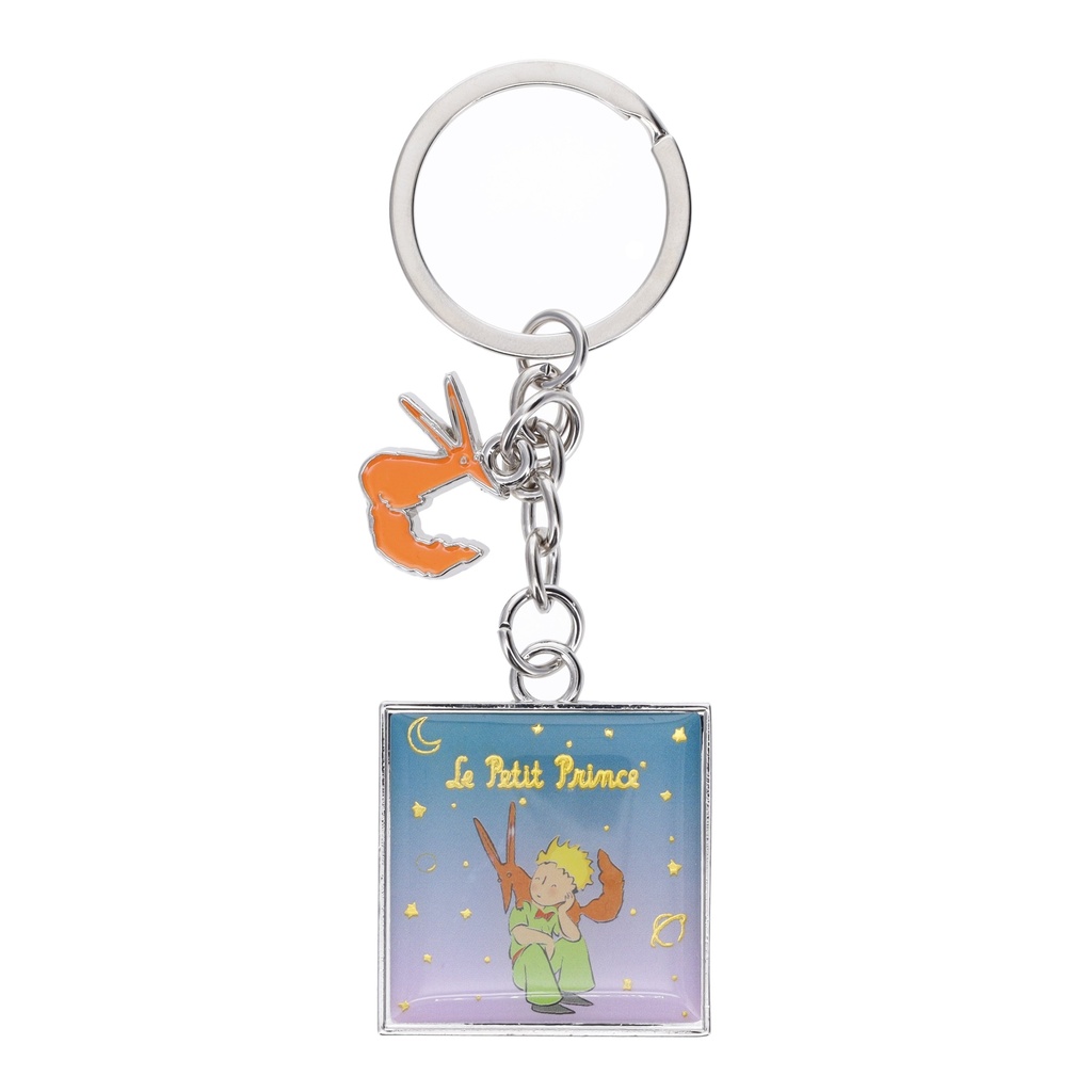 PORTE CLE CHARMS EN METAL LE PETIT PRINCE DEGRADE ASSIS RENARD