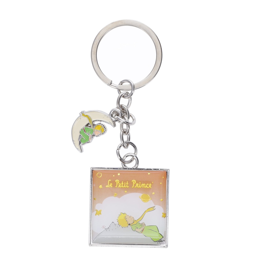 PORTE CLE CHARMS EN METAL LE PETIT PRINCE DEGRADE ALLONGE