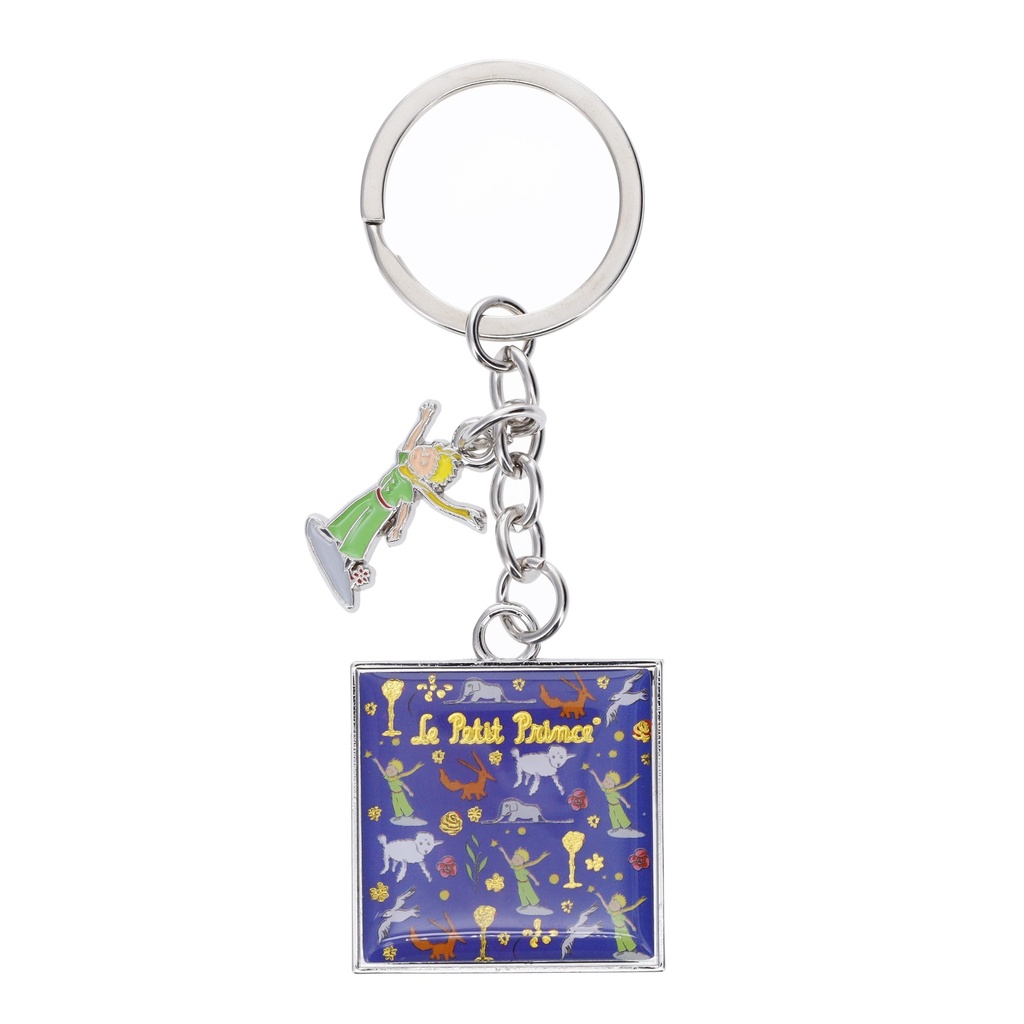 PORTE CLE CHARMS EN METAL LE PETIT PRINCE BLEU LIBERTY