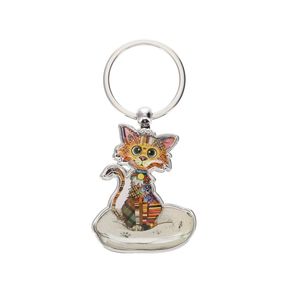 PORTE CLE EN FORME EN METAL KOOK CHAT MIGNON