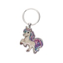 PORTE CLE EN FORME EN METAL KOOK LICORNE
