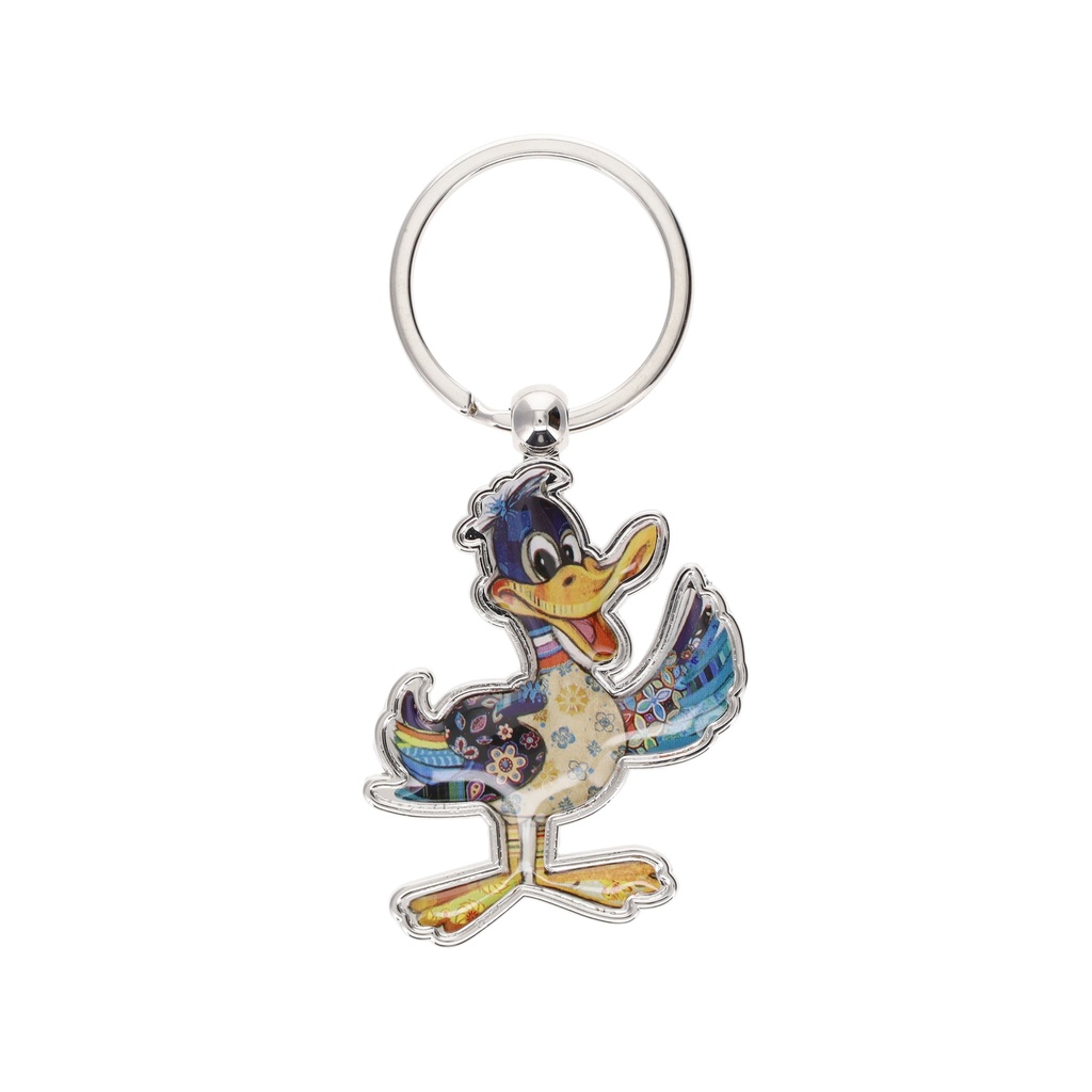PORTE CLE EN FORME EN METAL KOOK CANARD