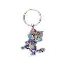PORTE CLE EN FORME EN METAL KOOK CHATON DANSE