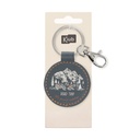 PORTE CLE ROND EN PU ROAD TRIP MOTO