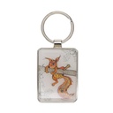 PORTE CLE RECTANGLE KOOK AP ECUREUIL
