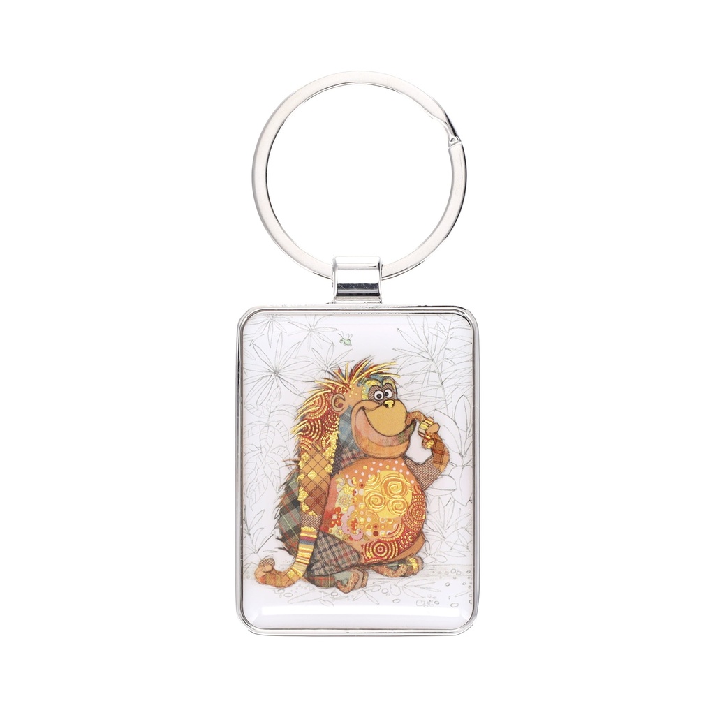 PORTE CLE RECTANGLE KOOK ORANG OUTAN