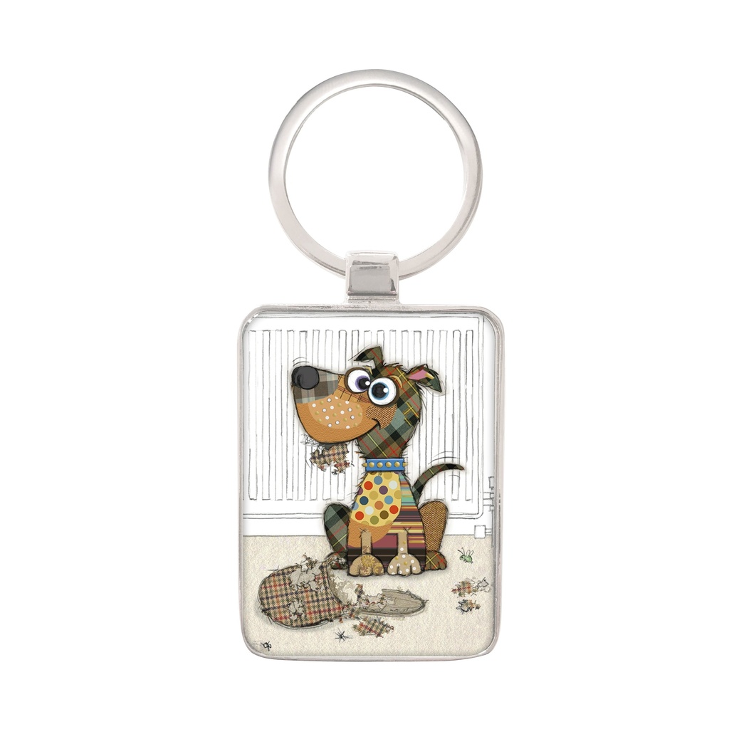 PORTE CLE RECTANGLE KOOK CHIOT