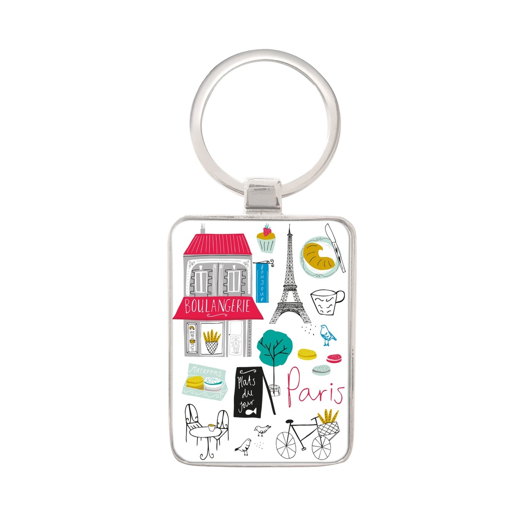 PORTE CLE RECTANGLE LE TOUT PARIS BOULANGERIE
