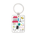 PORTE CLE RECTANGLE LE TOUT PARIS BOULANGERIE