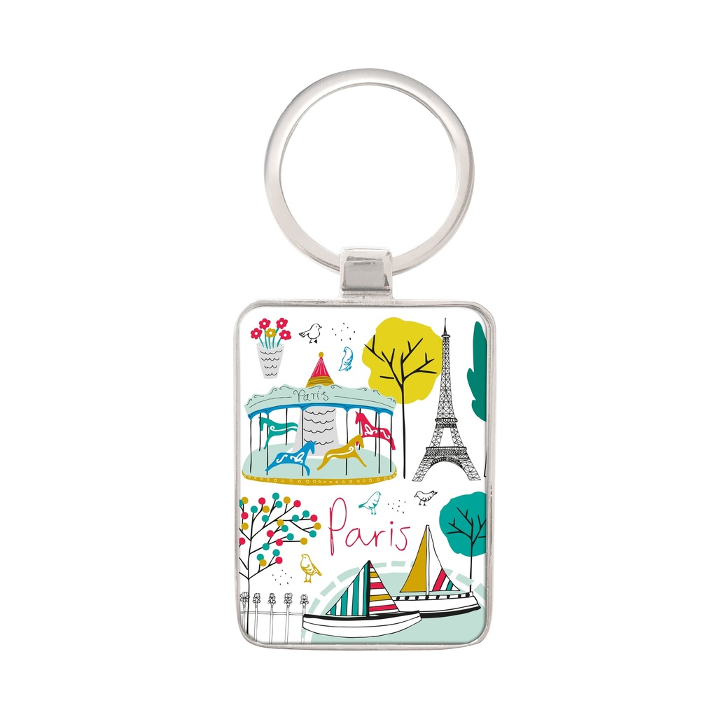 PORTE CLE RECTANGLE LE TOUT PARIS CAROUSSEL