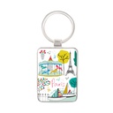 PORTE CLE RECTANGLE LE TOUT PARIS CAROUSSEL