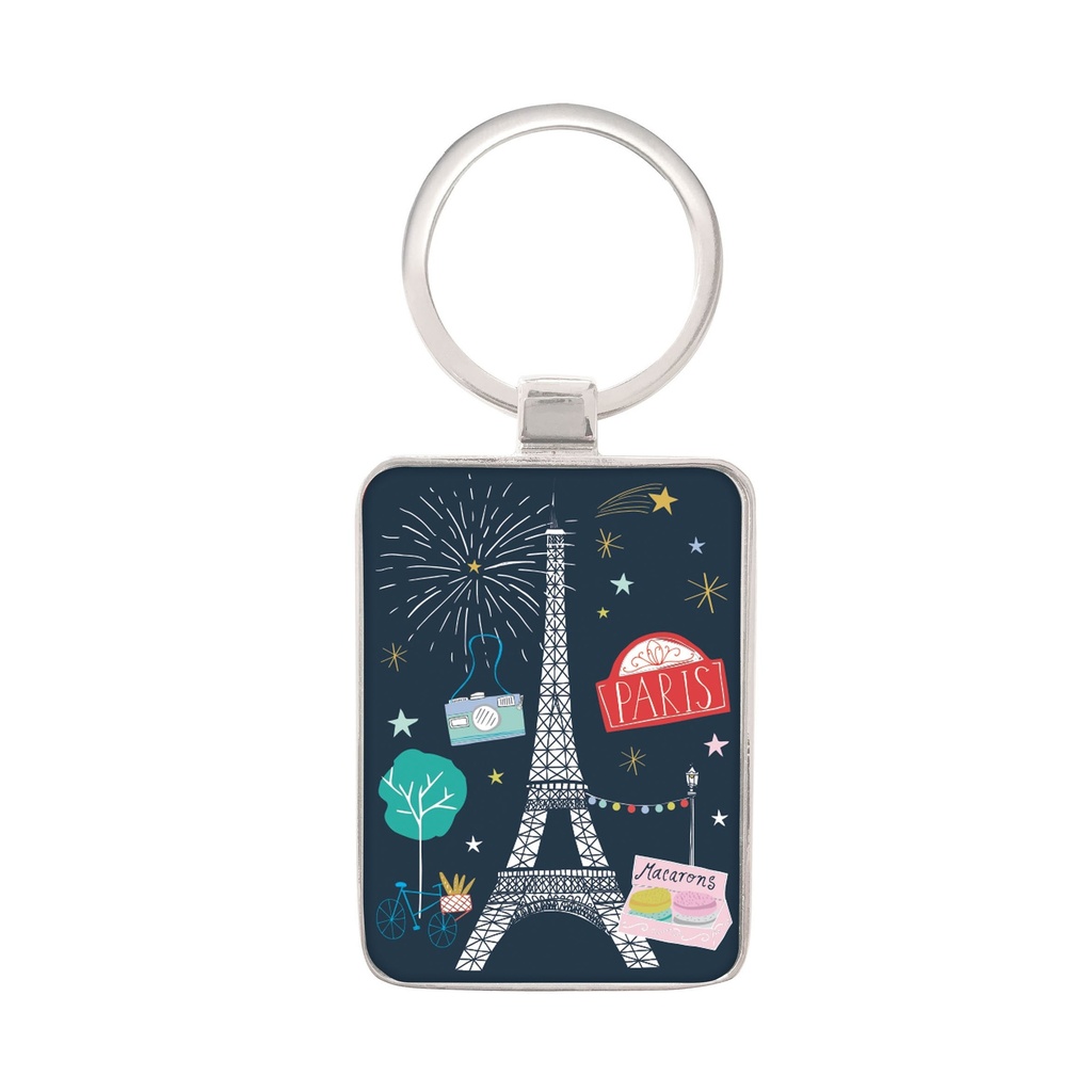 PORTE CLE RECTANGLE LE TOUT PARIS LA NUIT