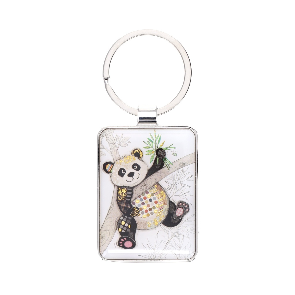 PORTE CLE RECTANGLE KOOK PANDA