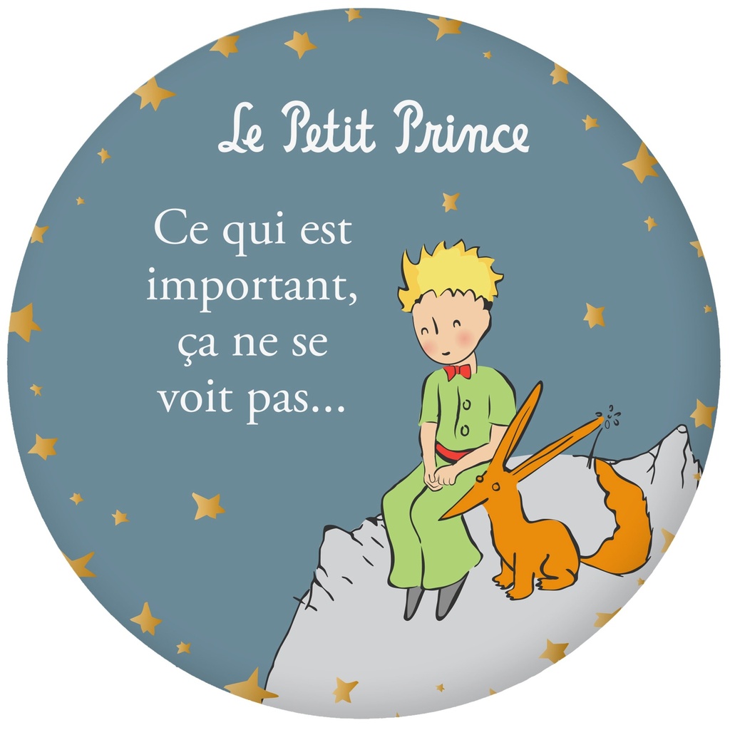 MAGNET ROND LE PETIT PRINCE RENARD ASSIS