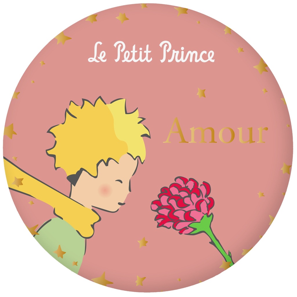 MAGNET ROND LE PETIT PRINCE AMOUR