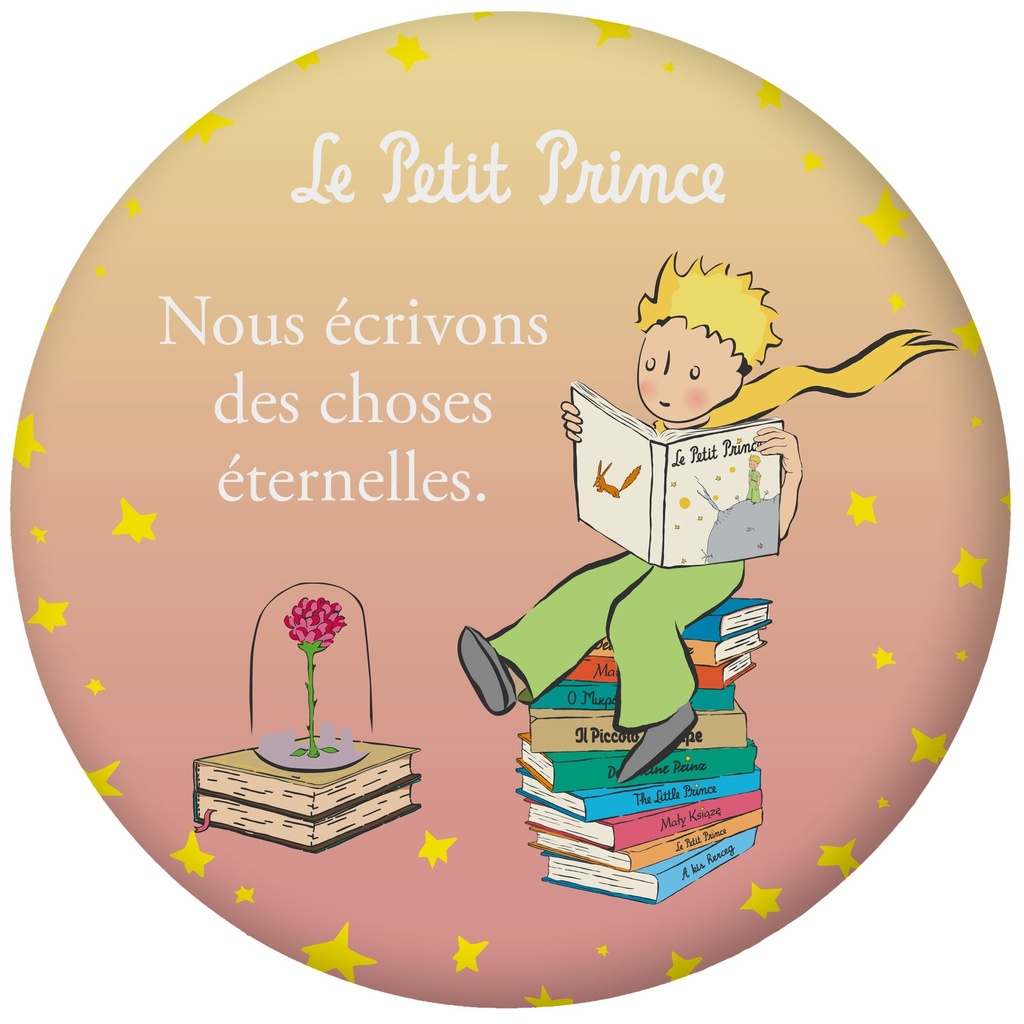 MAGNET ROND LE PETIT PRINCE LIVRES