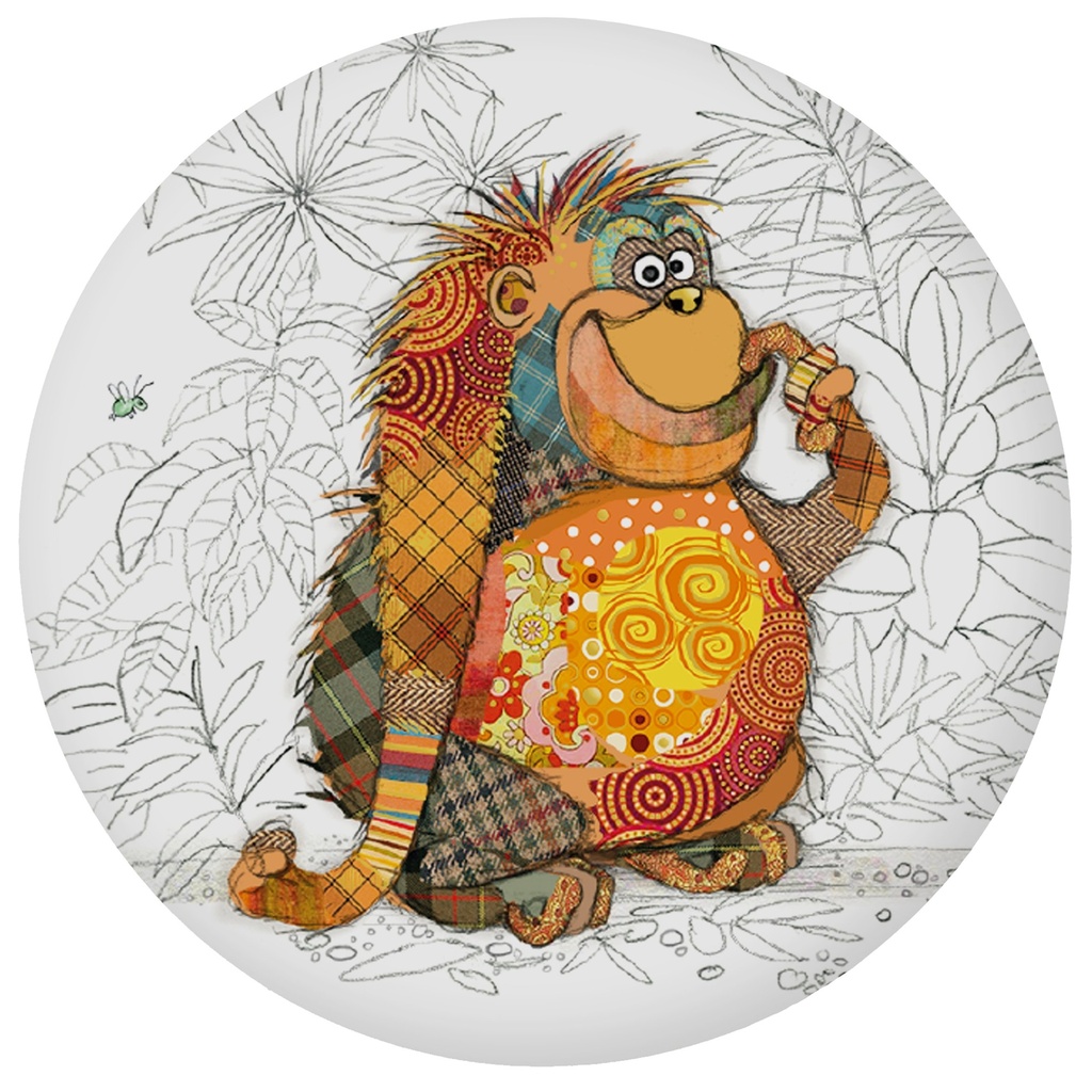 MAGNET ROND KOOK ORANG OUTAN