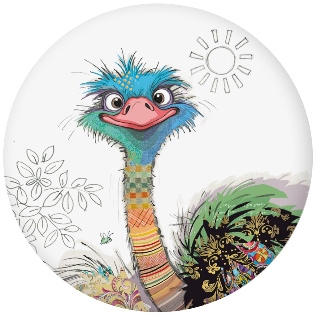 MAGNET ROND KOOK AUTRUCHE