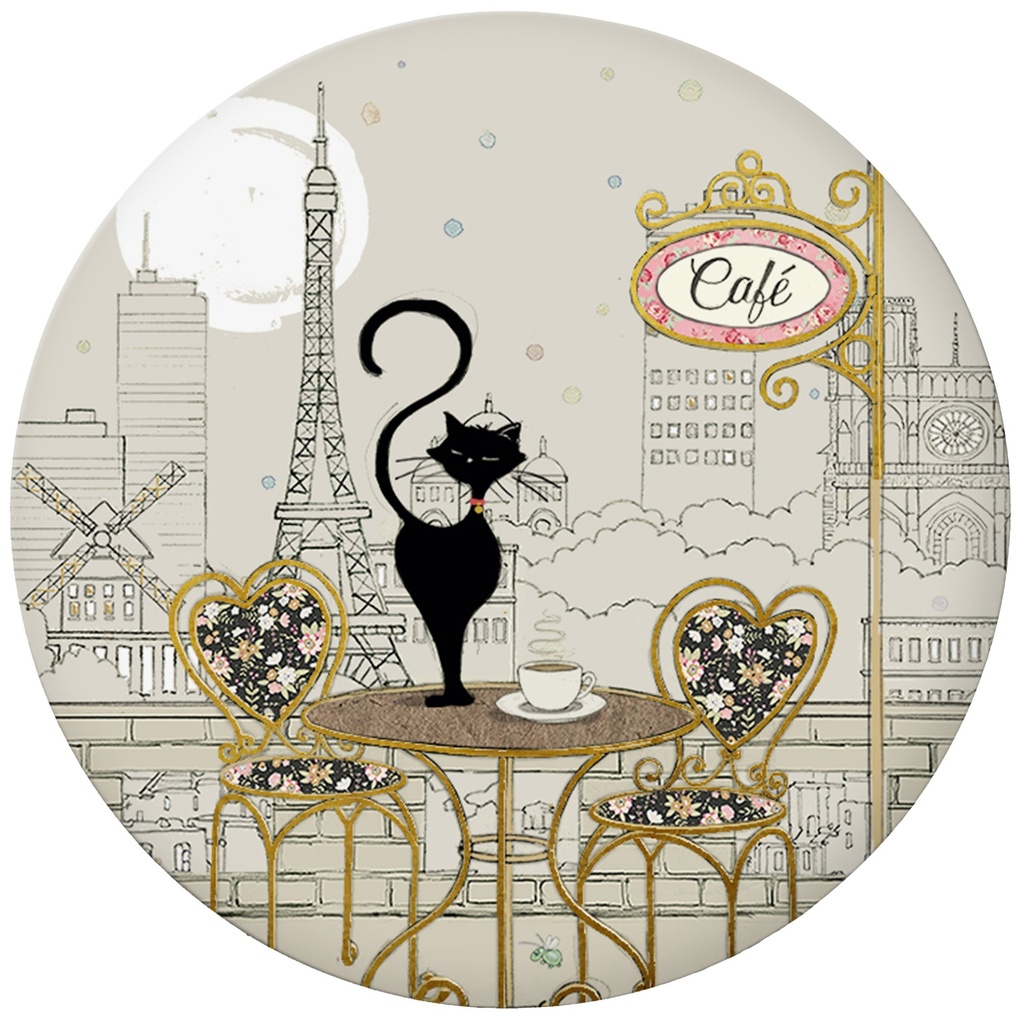 MAGNET ROND BUG ART PARIS TE CAFE