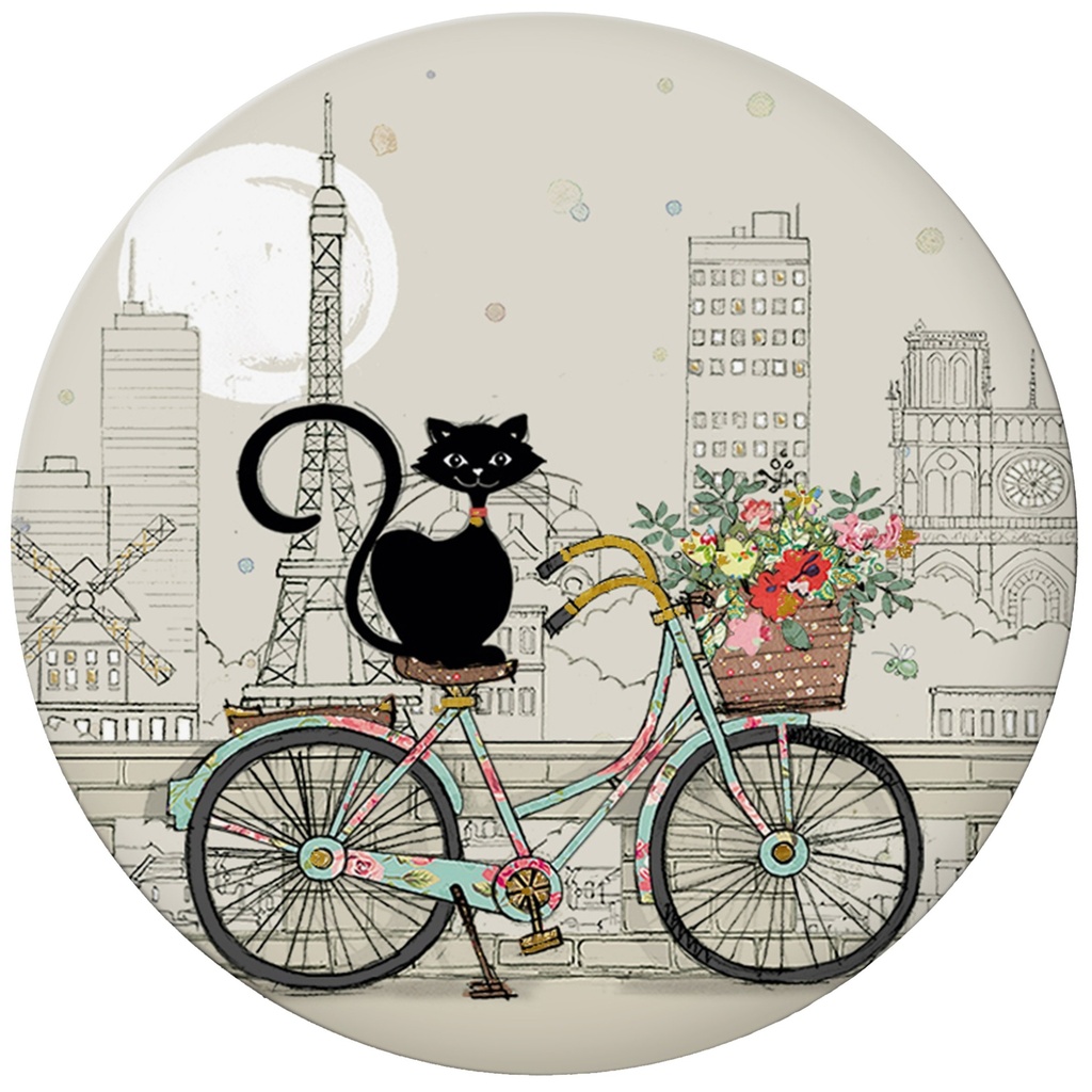 MAGNET ROND BUG ART PARIS TE VELO
