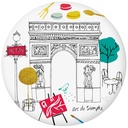 MAGNET ROND LE TOUT PARIS ARC DE TRIOMPHE