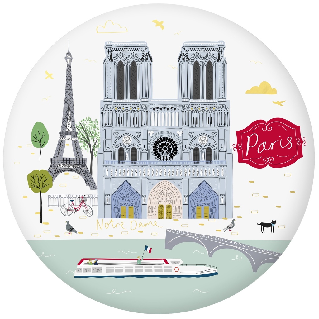 MAGNET ROND LE TOUT PARIS NOTRE DAME