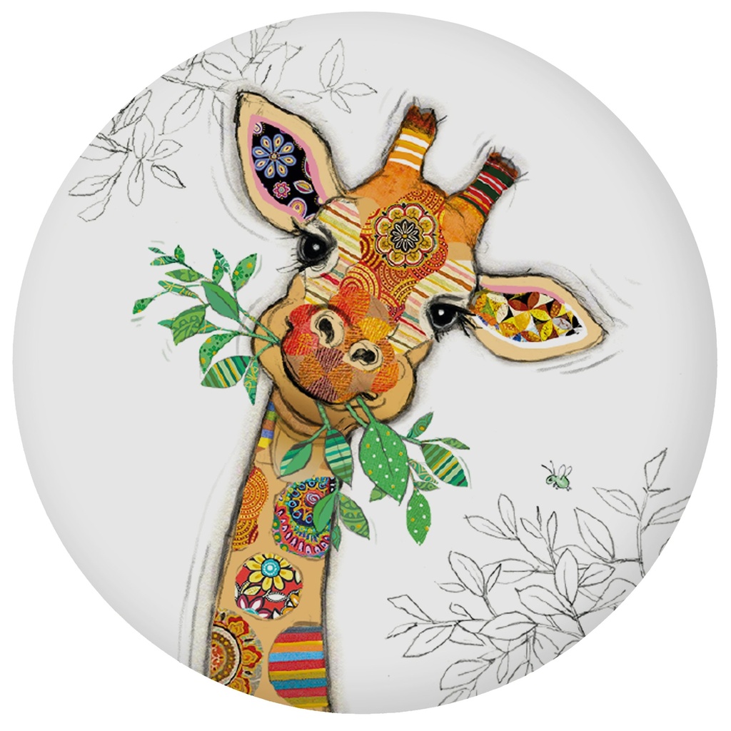 MAGNET ROND KOOK GIRAFE