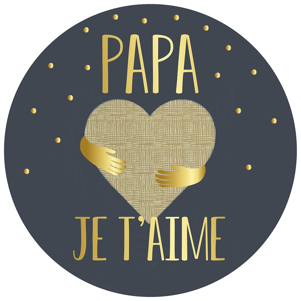 MAGNET ROND ESPRIT DES PLUMES ET DES FLEURS