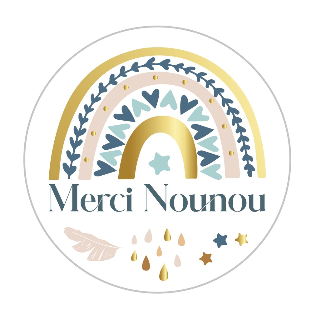 MAGNET ROND ESPRIT DES PLUMES ET DES FLEURS