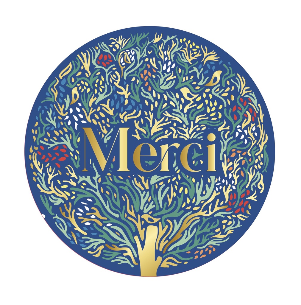 MAGNET ROND ESPRIT DES PLUMES ET DES FLEURS
