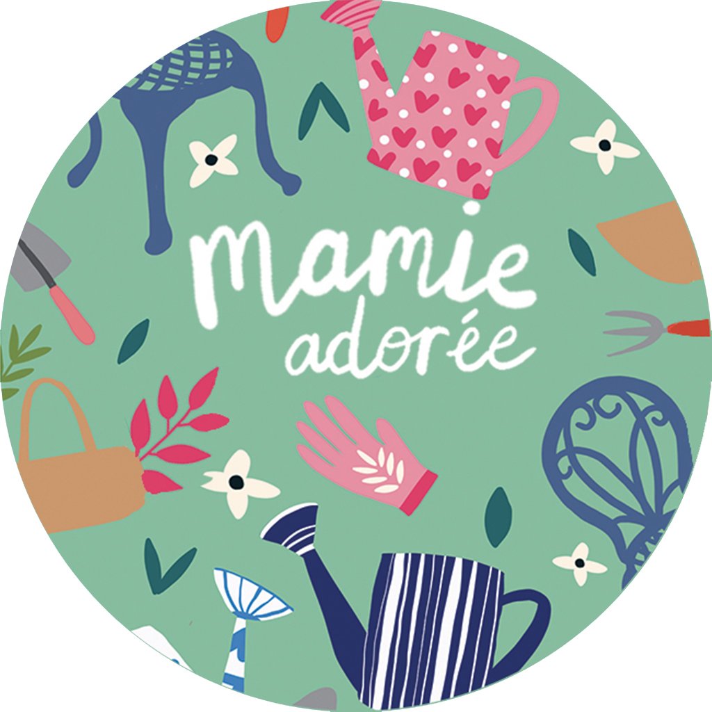 MAGNET ROND CAKE AND CRAYONS - MAMIE ADOREE