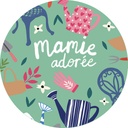MAGNET ROND CAKE AND CRAYONS - MAMIE ADOREE