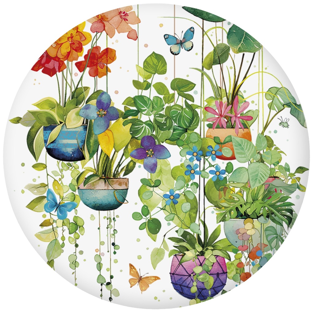 MAGNET ROND PORTFOLIO PLANTES SUSPENDUES