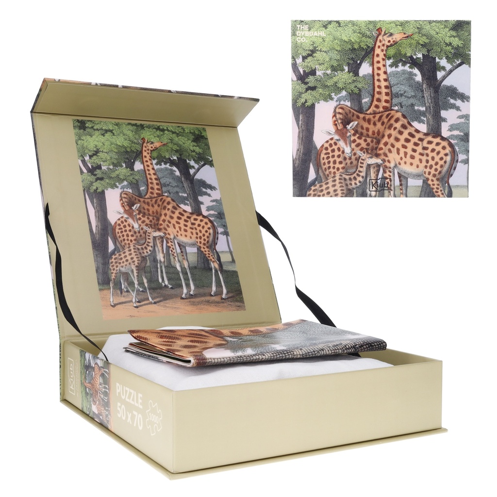 PUZZLE 1000 PCS + POCHON THE DYBDAHL V GIRAFES