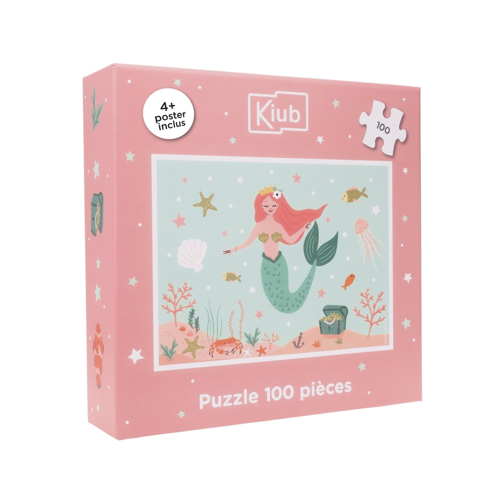 PUZZLE 100 PCS LES PETITS KIUB SIRENE
