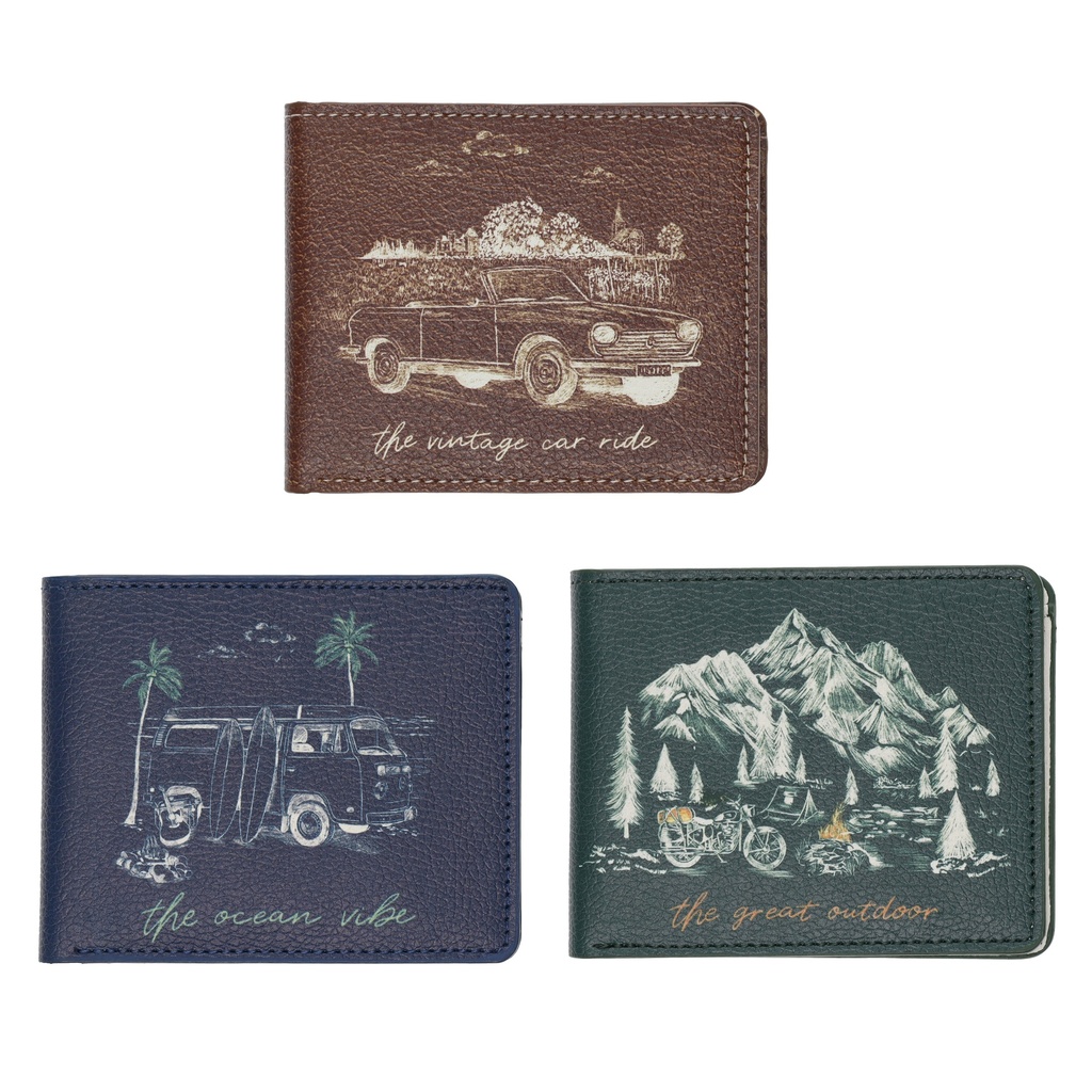 PORTEFEUILLE PU ROAD TRIP EN DISPLAY ASSORTIS
