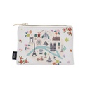 PORTE MONNAIE PU PLAT 10X14 CM PARIS JE T ADORE PLAN