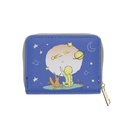 PORTE MONNAIE CARRE ZIPPE LE PETIT PRINCE BLEU