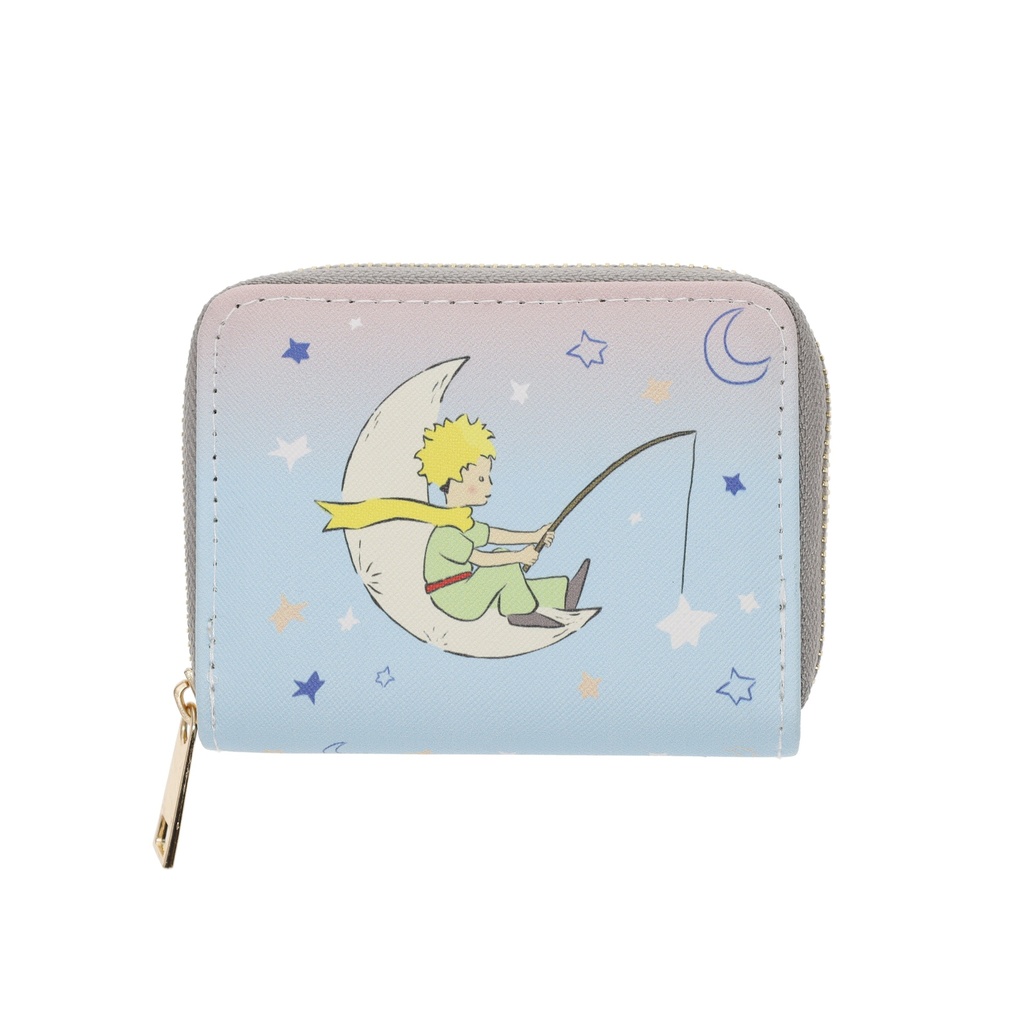 PORTE MONNAIE CARRE ZIPPE LE PETIT PRINCE DEGRADE
