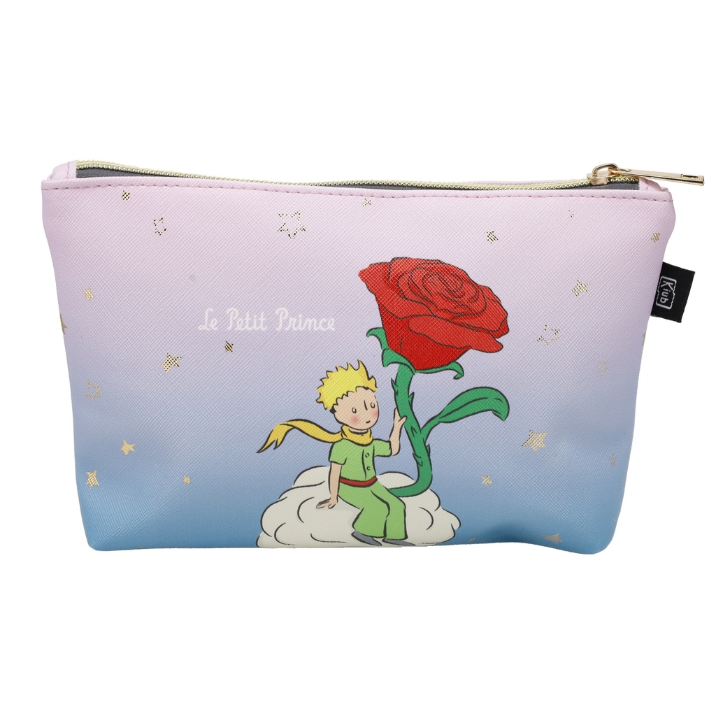 POCHETTE TRAPEZE PM LE PETIT PRINCE DEGRADE ROSE