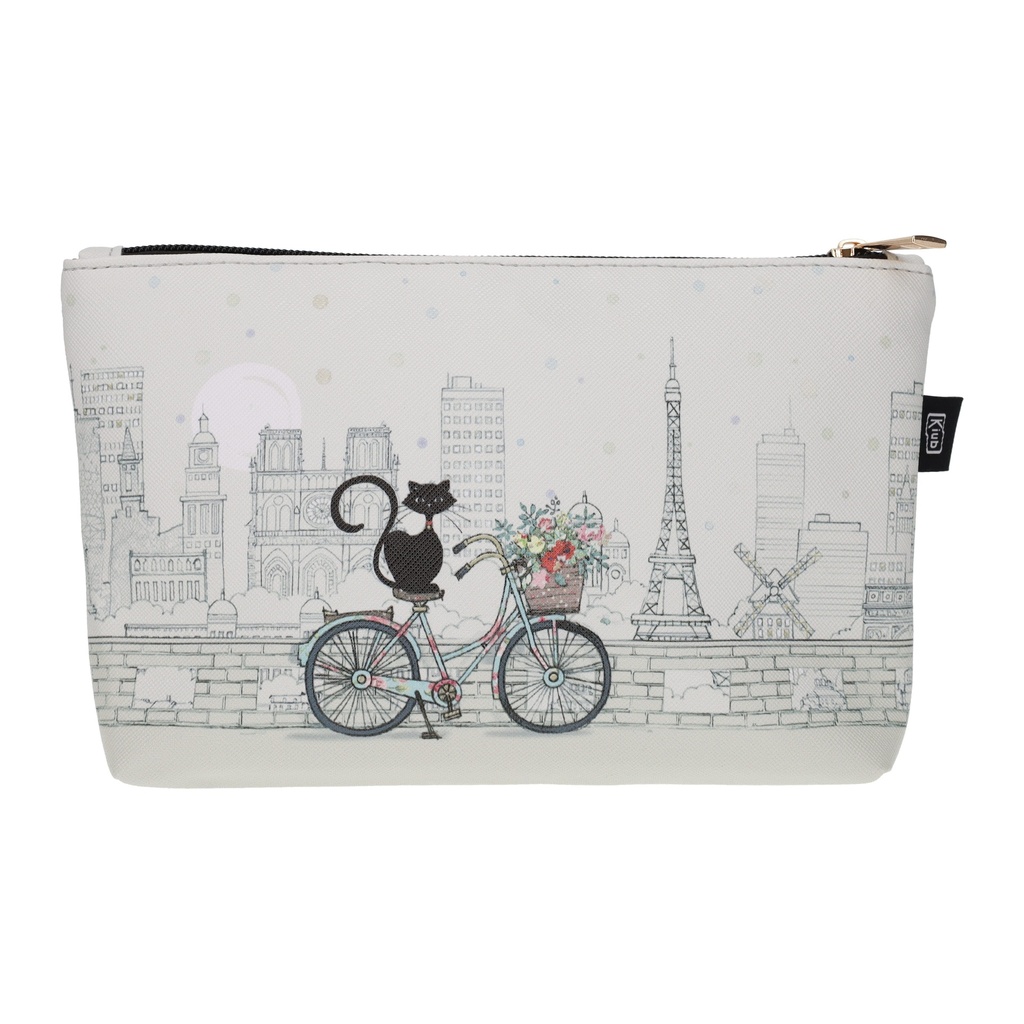POCHETTE TRAPEZE PM BUG ART PARIS CHAT VELO