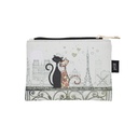 PORTE MONNAIE PU PLAT 10X14 CM BUG ART PARIS AMOUREUX